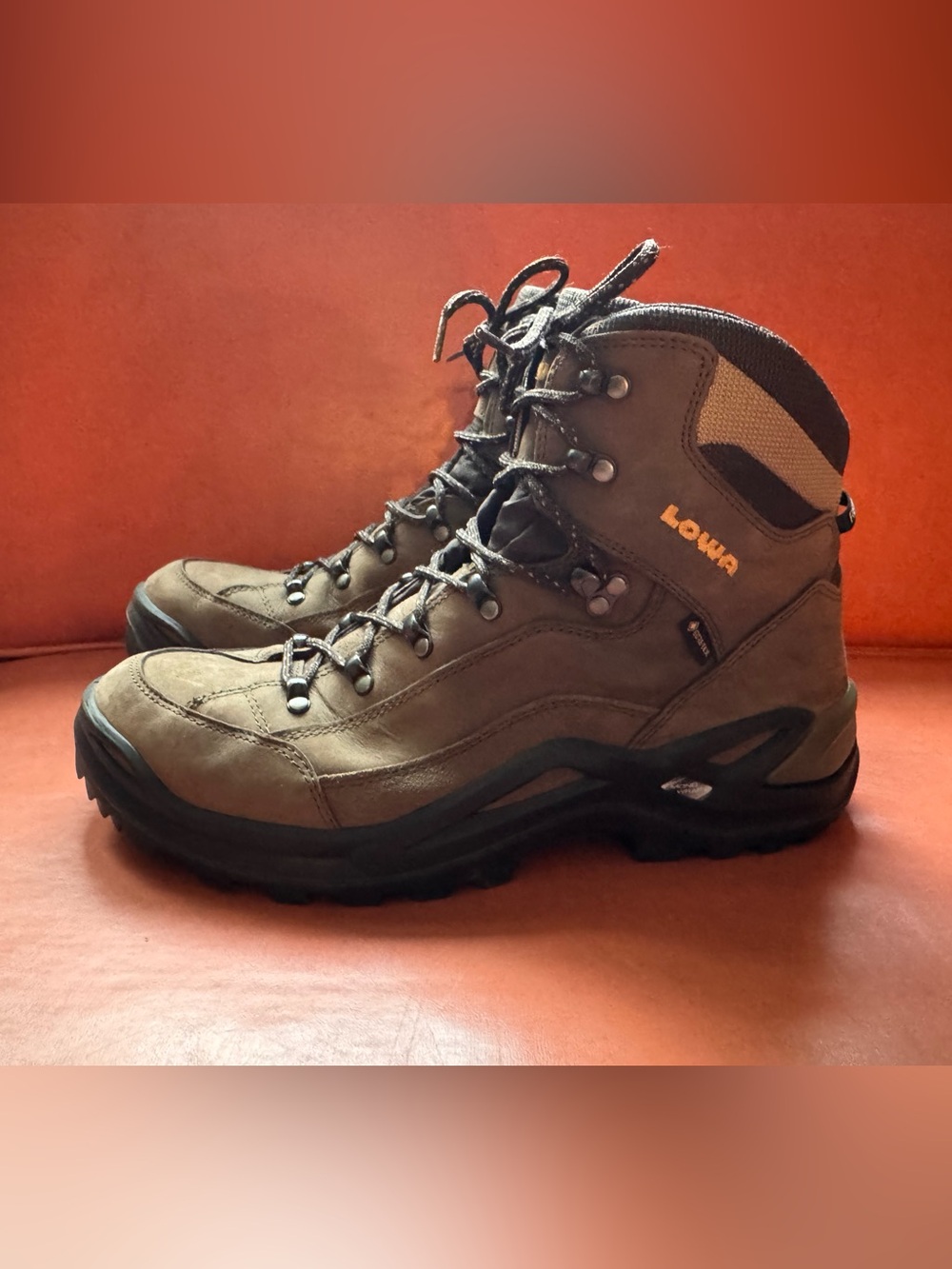 LOWA Renegade Men's Brown Gore Tex Waterproof Hiking Boots